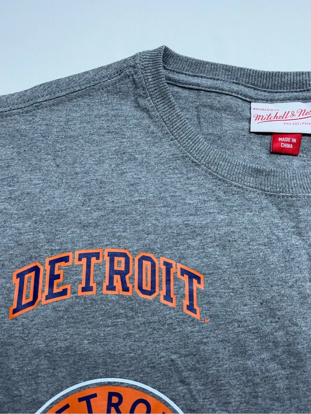 Mitchell & Ness Detroit Tigers 1984 World Series Champions T Shirt Mens Large - Picture 7 of 15